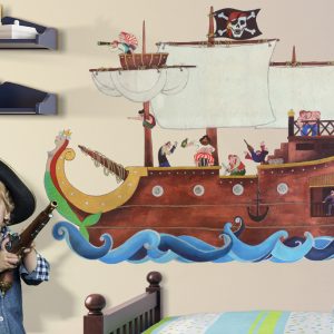 Adesivo murale Wallskin – Galeone dei pirati